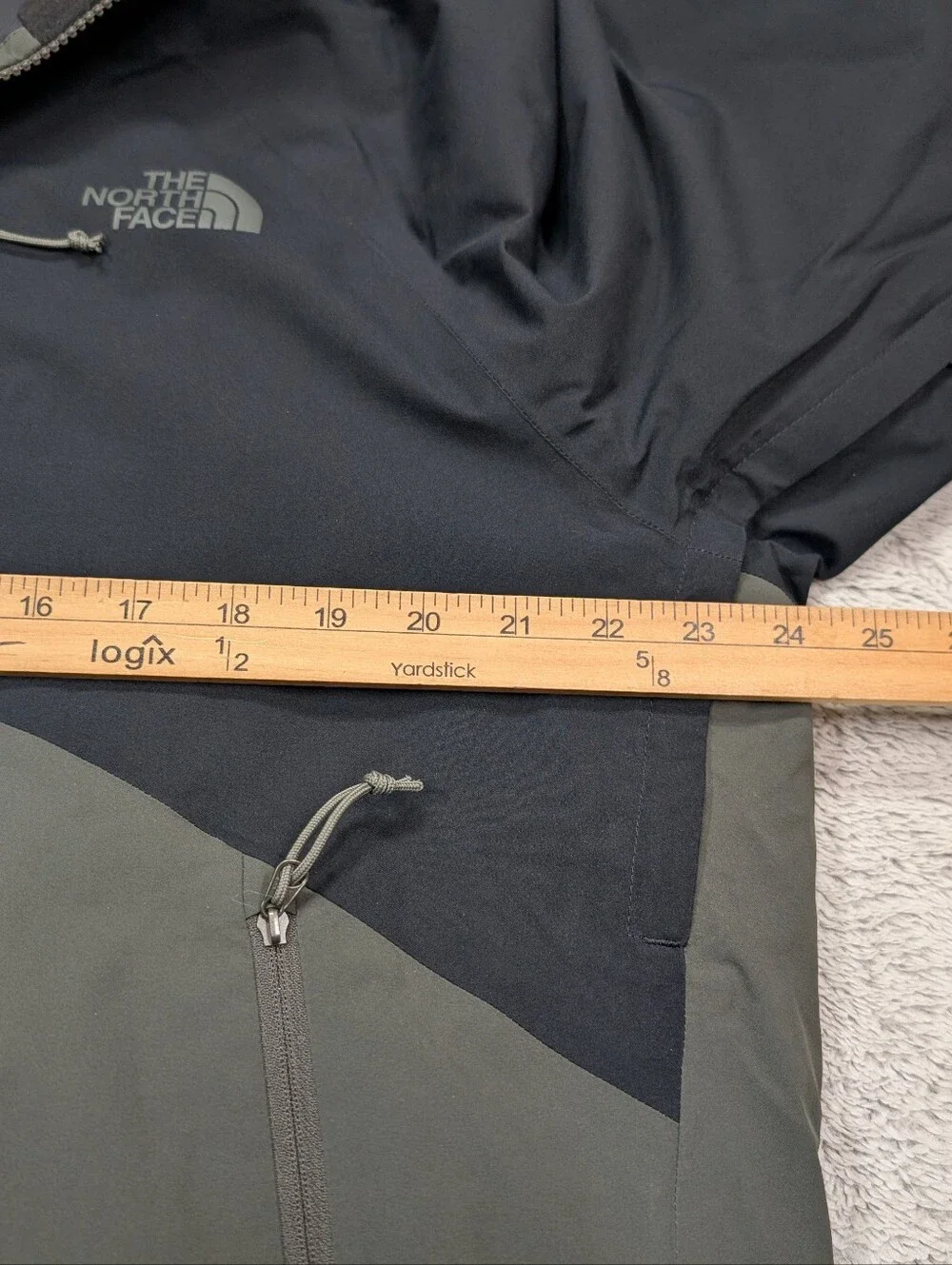 The North Face Jacket Mens L Green Salire Insulated Hyvent Ski Snow Durable Hood